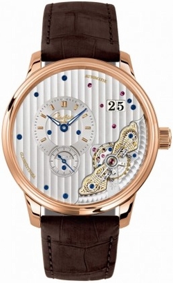 Glashutte 1-91-02-01-05-30 Mens Automatic 18kt Rose Gold