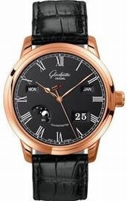 Glashutte 100-02-25-05-05 Mens Automatic 18K Rose Gold