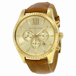 Michael Kors MK8447 Lexington Mens Quartz Gold-tone Stainless Steel
