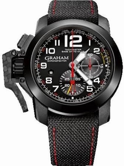 Graham 2CCBK.B07A.T19N Mens Automatic Black Carbon Nanotube Composite