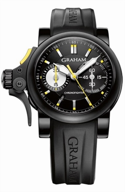 Graham 2TRAB.B01A Chronofighter Mens Automatic Black Stainless Steel