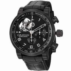 Graham 2TSAB.B02A.C114H Silverstone Mens Automatic Black PVD Coated