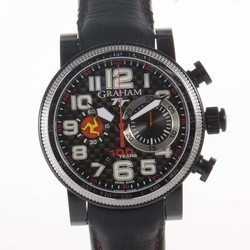Graham 11410 Silverstone Mens Automatic Stainless Steel - Black PVD