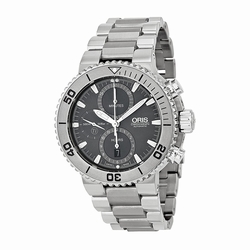 Oris 01 674 7655 7253-07 8 26 75 PEB Aquis Mens Automatic Titanium