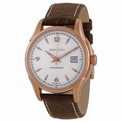 Hamilton H32645555 Jazzmaster Mens Automatic Rose Gold-tone Stainless Steel