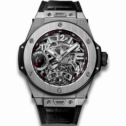 Hublot 405.NX.0137.LR Mens Hand Wind Polished and Satin-finished Titanium