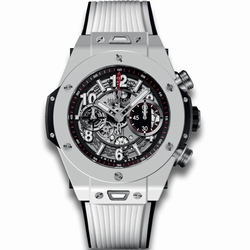 Hublot 411.HX.1170.RX Mens Automatic Microblasted and Polished White Ceramic