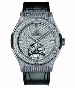 Hublot 505.NX.9010.LR.1704 Mens Automatic Diamond Set Titanium