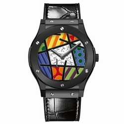 Hublot 515.CS.0910.LR Mens Hand Wind Black Polished Ceramic