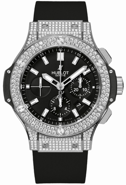 Hublot 301.SX.1170.RX.1704 Big Bang Mens Automatic Stainless Steel Case set with Diamonds