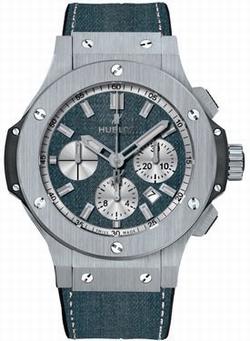 Hublot 301.SX.2710.NR.JEANS Big Bang Mens Automatic Satin-Finished Stainless Steel