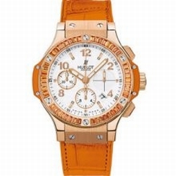 Hublot 341.PO.2010.RO1906 Big Bang Ladies Automatic 18K Rose Gold, Kevlar and Rubber