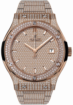 Hublot 542.OX.9010.OX.3704 Classic Fusion Mens Automatic 18 Carat Rose Gold