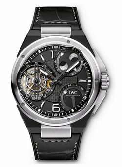 IWC IW590001 Ingenieur Mens Hand Wind Platinum and Ceramic