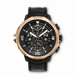 IWC IW379401 Mens Automatic 18kt Rose Gold and Rubber Coating Titanium