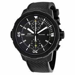 IWC IW379502 Mens Automatic Rubber Coated Stainless Steel