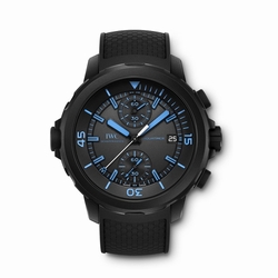 IWC IW379504 Mens Automatic Black Rubber Coated Stainless Steel