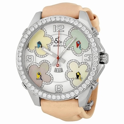Jacob Co. JCATH10 Five Time Zone Unisex Quartz Stainless Steel