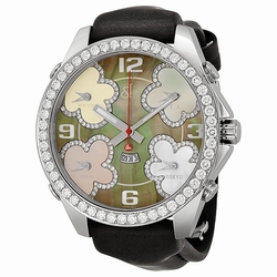 Jacob Co. JCATH9 Five Time Zone Unisex Quartz Stainless Steel