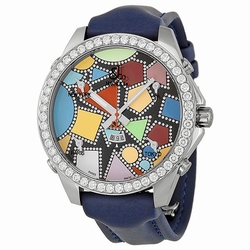 Jacob Co. JCM113DA Five Time Zone Unisex Quartz Stainless Steel