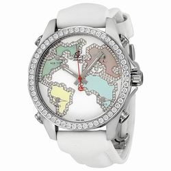 Jacob Co. JCM123 Five Time Zone Unisex Quartz Stainless Steel