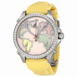 Jacob Co. JCM125 Five Time Zone Unisex Quartz Stainless Steel