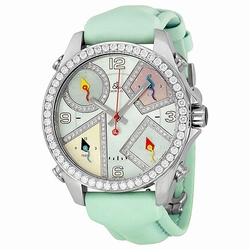 Jacob Co. JCM23DA Five Time Zone Unisex Quartz Stainless Steel