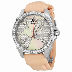 Jacob Co. JCM47WP Five Time Zone Unisex Quartz Stainless Steel