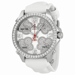 Jacob Co. JCMATH12 Five Time Zone Unisex Quartz Stainless Steel