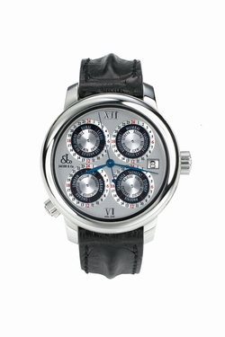 Jacob Co. gMT3SS GMT World Time Automatic Mens Automatic Stainless Steel