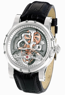 Jacob Co. NT1Wg The Napoleon Collection Mens Hand Wind 18k White Gold