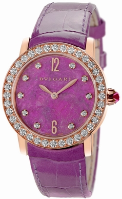 Bvlgari 102163 Ladies Automatic 18 Carat Pink Gold