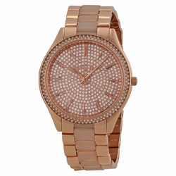 Michael Kors 3252 Runway Ladies Quartz Rose Gold-plated Stainless Steel