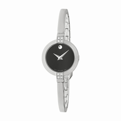 Movado 0606628 Bela Ladies Quartz Stainless Steel with 8 Diamonds