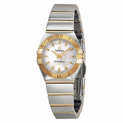 Omega 123.20.24.60.05.004 Constellation Ladies Quartz Stainless steel and Yellow Gold