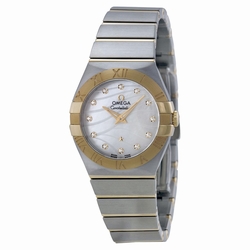Omega 12320276055005 Constellation Ladies Quartz Stainless Steel
