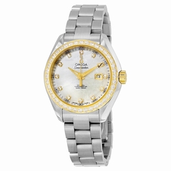Omega 23125342055004 Seamaster Aqua Terra Ladies Quartz Stainless Steel