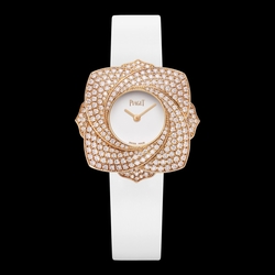 Piaget G0A39183 Ladies Quartz 18Kt Rose Gold Rotating Upper Case Diamond-set
