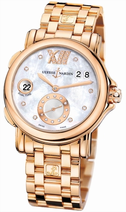 Ulysse Nardin 246-22-8-391 Ladies Automatic 18kt Rose Gold
