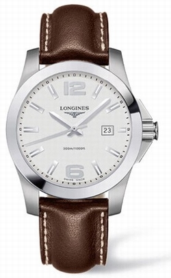 Longines L3.659.4.76.5 Conquest Mens Quartz Stainless Steel
