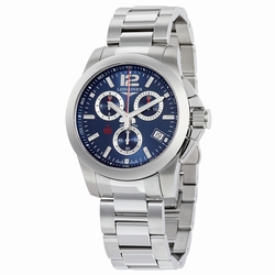 Longines L3.700.4.96.6 Conquest Mens Quartz Stainless Steel