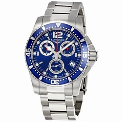 Longines L3.643.4.96.6 HydroConquest Mens Quartz Stainless Steel