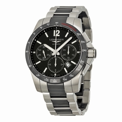 Longines L2.744.4.56.7 Mens Automatic Stainless Steel and Ceramic