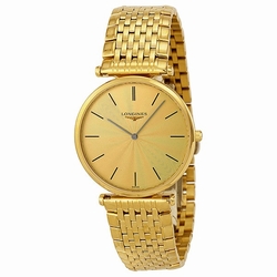 Longines L4.709.2.42.8 La Grande Classique Mens Quartz 18kt Gold-plated Stainless Steel