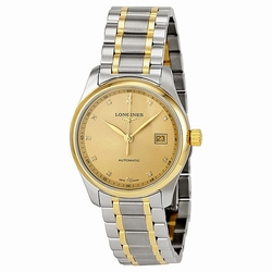Longines L22575377 Master Collection Ladies Automatic 18kt Gold-plated Stainless Steel