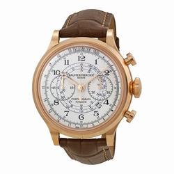 Baume et Mercier 10007 Capeland Mens Automatic 18kt Rose Gold