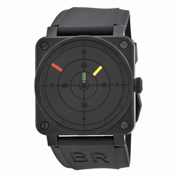 Bell & Ross BR0392-RADAR Aviation Mens Automatic Black PVD Steel
