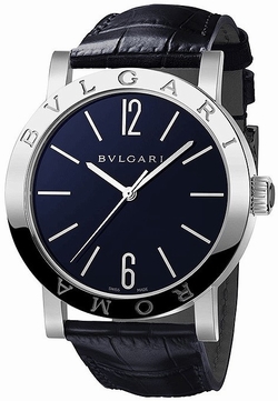 Bvlgari 102188 Mens Hand Wind 18 Carat White Gold