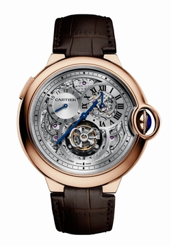 Cartier W6920045 Ballon Bleu de Cartier Mens Hand Wind 18 kt Rose Gold