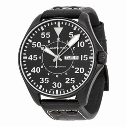 Hamilton H64785835 Khaki Mens Automatic Black PVD Stainless Steel